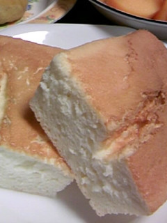 簡単♪フワフワ卵白ケーキ-レシピのメイン写真