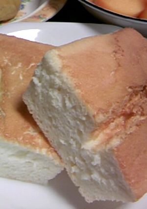 簡単♪フワフワ卵白ケーキ-レシピのメイン写真