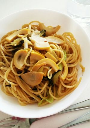 タケノコ和風オイルパスタ-レシピのメイン写真