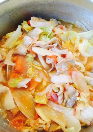 新玉ねぎのトマト煮込み-レシピのメイン写真