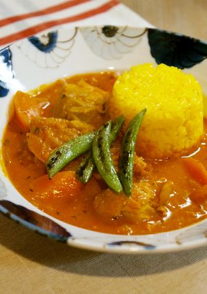 小麦粉 ルー不使用チキンカレー♪-レシピのメイン写真