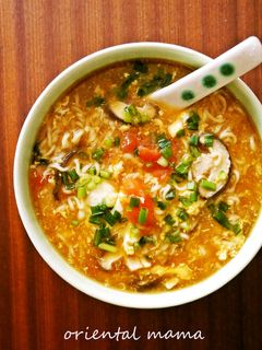 簡単!チャルメラdeトマトサンラータン-レシピのメイン写真