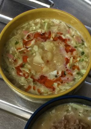 卵入り！にんにくもんじゃ〜私の比率〜-レシピのメイン写真