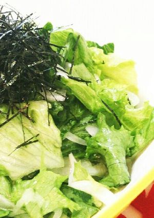 5分で完成！ 新玉ねぎとレタスのナムル-レシピのメイン写真