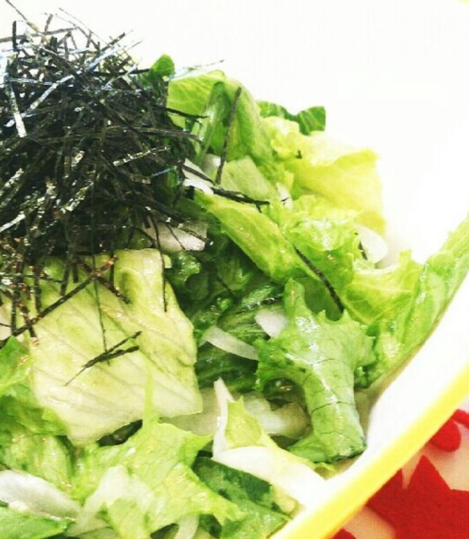 5分で完成！ 新玉ねぎとレタスのナムル-レシピのメイン写真