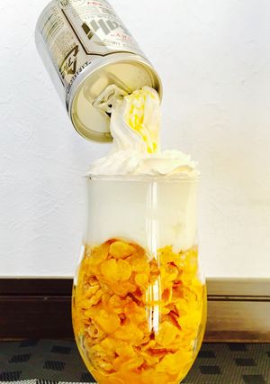 母の日♡父の日♡お酌中！？ビールパフェ♡-レシピのメイン写真