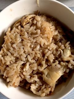 あさりと筍とゴボウの炊き込みご飯-レシピのメイン写真