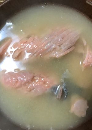 鮭の切れ端あら汁-レシピのメイン写真