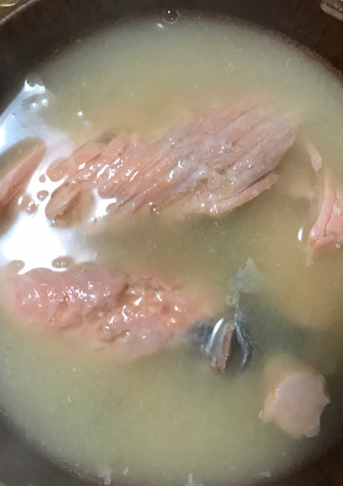 鮭の切れ端あら汁-レシピのメイン写真