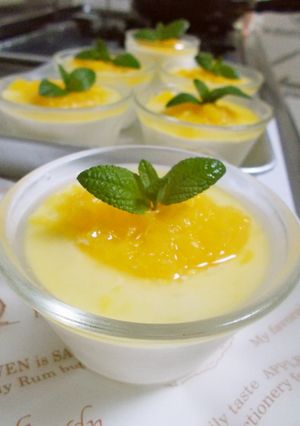 豆腐入り♡ハッサクのムース風デザート-レシピのメイン写真