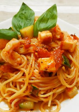簡単♪基本の冷製パスタトマトソース-レシピのメイン写真