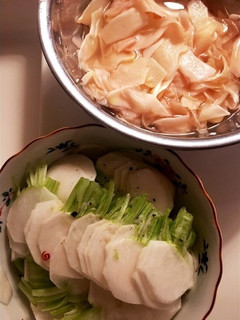 蕪の浅漬けと新生姜のガリ-レシピのメイン写真