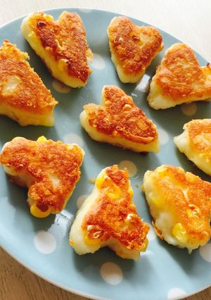 お弁当に☆はんぺんのハート焼き-レシピのメイン写真