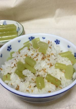 ほろにがふきごはん 『花散らしの雨』風-レシピのメイン写真