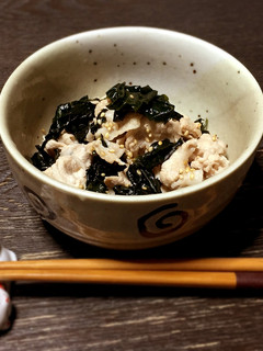 豚とわかめのポン酢和え-レシピのメイン写真