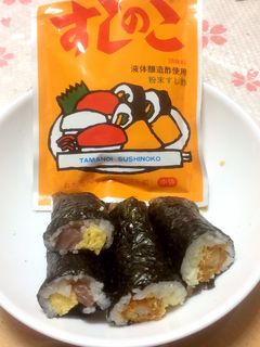 海老フライで手巻き寿司-レシピのメイン写真