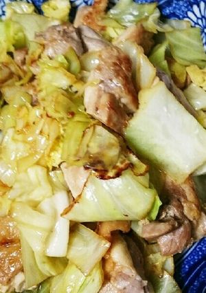 鶏肉とキャベツのバター醤油炒め-レシピのメイン写真