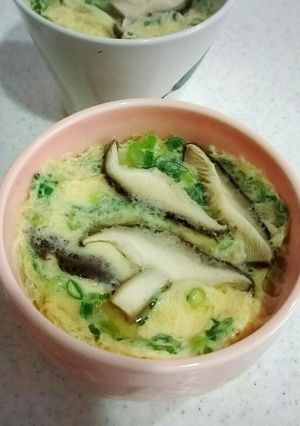 工程3つ！超簡単、レンジで茶碗むし！-レシピのメイン写真