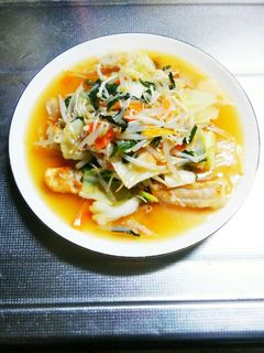 揚げ餃子の甘酢あんかけ-レシピのメイン写真