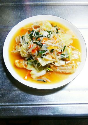 揚げ餃子の甘酢あんかけ-レシピのメイン写真