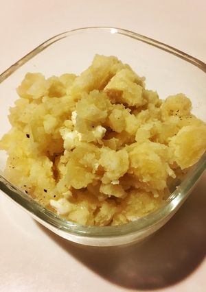 忘備録。チーズでコクの創作ポテトサラダ。-レシピのメイン写真