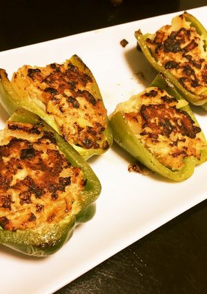 野菜屋おすすめ♪ちぐさピーマンの肉詰め-レシピのメイン写真