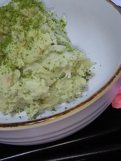 新感覚☆抹茶風味の和風ポテトサラダ-レシピのメイン写真