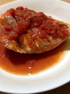 鶏もも肉のトマトソース煮!-レシピのメイン写真