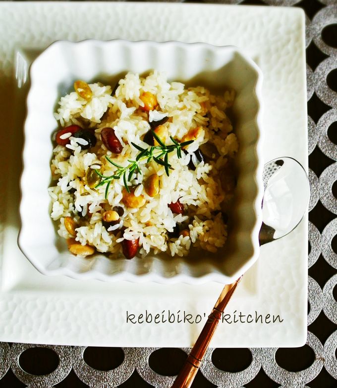 発芽豆の炊き込みご飯-レシピのメイン写真