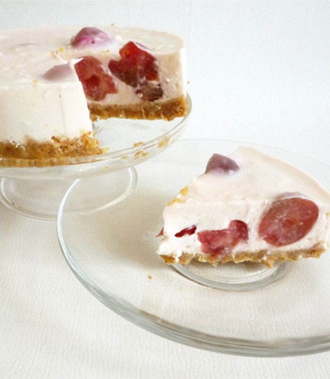 アメリカンチェリーチーズケーキ-レシピのメイン写真