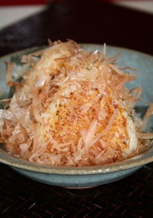 かつおぶしでサクふわ！味噌焼きおにぎり-レシピのメイン写真