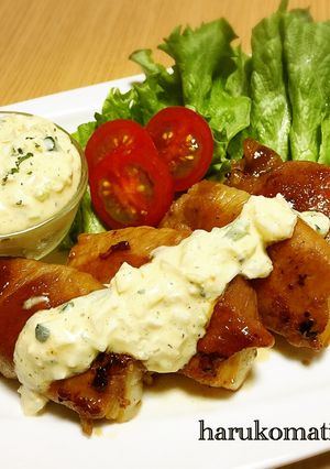 新玉ねぎの豚肉ロール♪タルタル添え-レシピのメイン写真