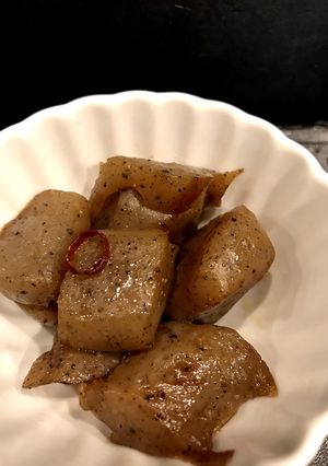 雷こんにゃく-レシピのメイン写真
