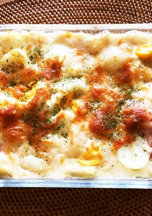 卵とトマトの簡単ニョッキグラタン-レシピのメイン写真