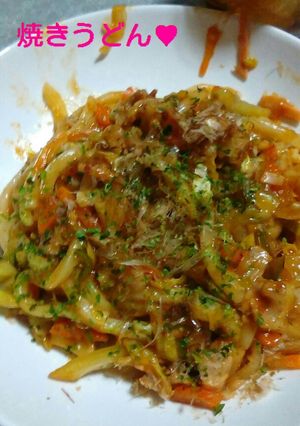 ♥濃厚❗基本の焼きうどん♥-レシピのメイン写真