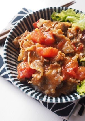 激ウマ！トマトカルビ丼-レシピのメイン写真
