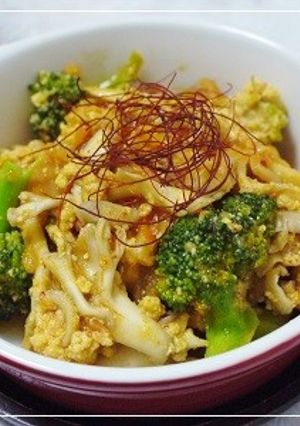 ☆高野豆腐と野菜のキムチ炒め☆-レシピのメイン写真