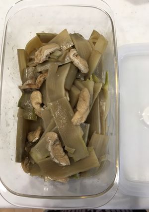 簡単☆めんつゆでウドの炒め煮-レシピのメイン写真