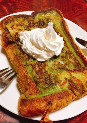 抹茶オレでふわとろフレンチトースト-レシピのメイン写真