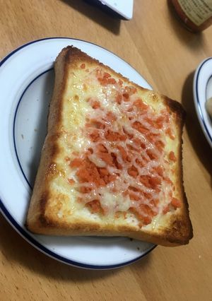 お手軽鮭マヨトースト-レシピのメイン写真
