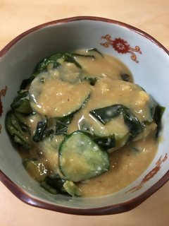 きゅうりのごま酢みそあえ-レシピのメイン写真