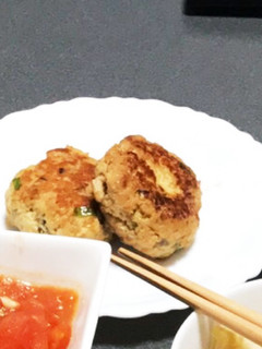 高野豆腐の煮物リメイク!豆腐ハンバーグ-レシピのメイン写真