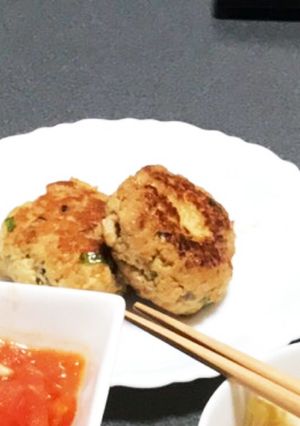 高野豆腐の煮物リメイク！豆腐ハンバーグ-レシピのメイン写真