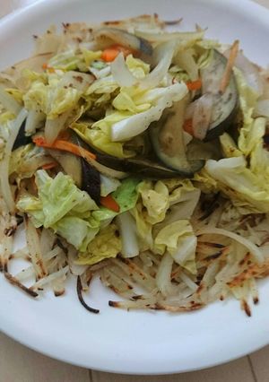 簡単野菜炒め、じゃがいものかりっとシート-レシピのメイン写真