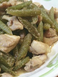 ふきと鶏肉のすりゴマ炒め-レシピのメイン写真