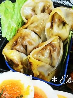 *残り物リメイク∮*キーマカレー餃子*-レシピのメイン写真