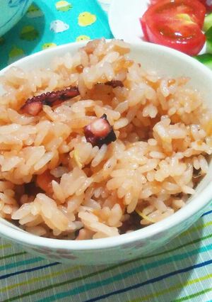 簡単！たこ飯☆干物使用-レシピのメイン写真