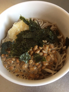 納豆おろし蕎麦-レシピのメイン写真