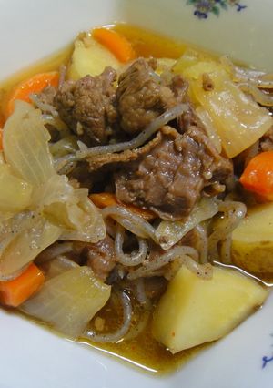 牛すじ肉じゃが-レシピのメイン写真
