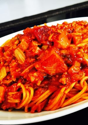 家にあるものパスタ-レシピのメイン写真